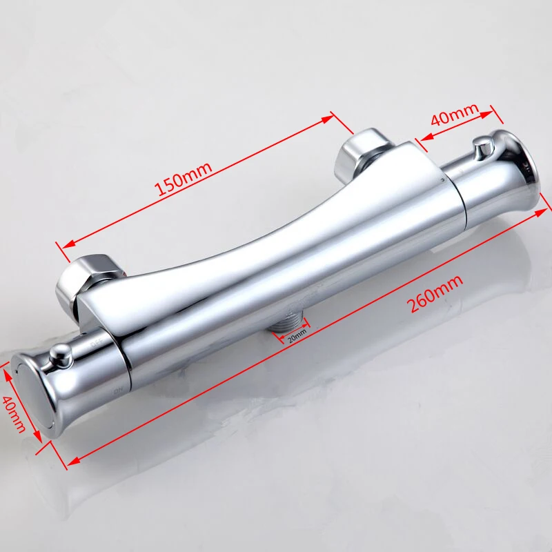 Ванна душевой смеситель термостатический кран настенный клапан контроль