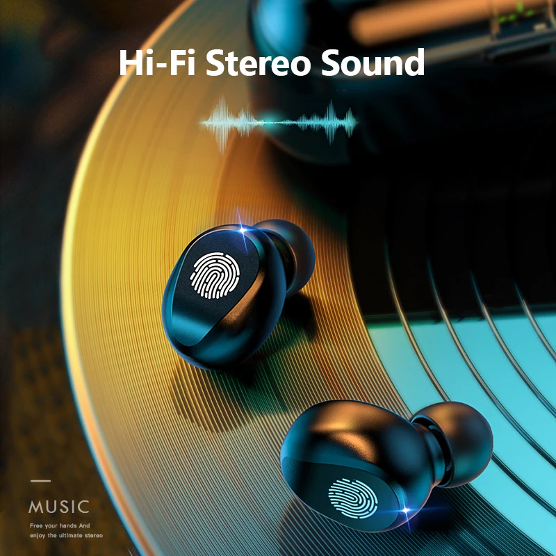 F9 Wireless Headphone Sport Bluetooth 5.1 Earphone Touch Mini TWS Earbuds Stereo Headset with 2000mAh Charging Case Power Bank |