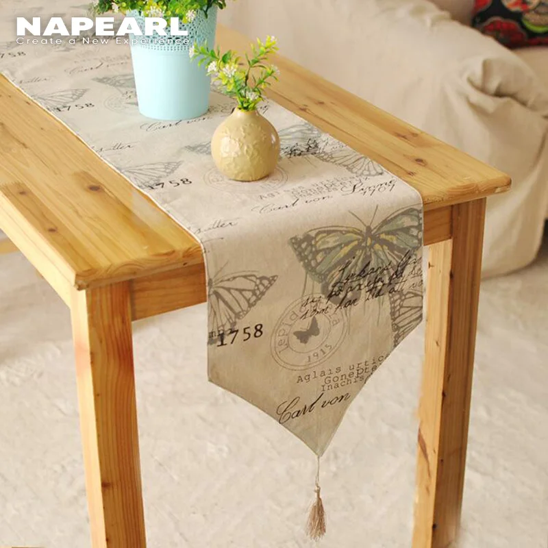 NAPEARL 30х180см британская иностранная ножка кровати Средиземноморский Флаг бабочка