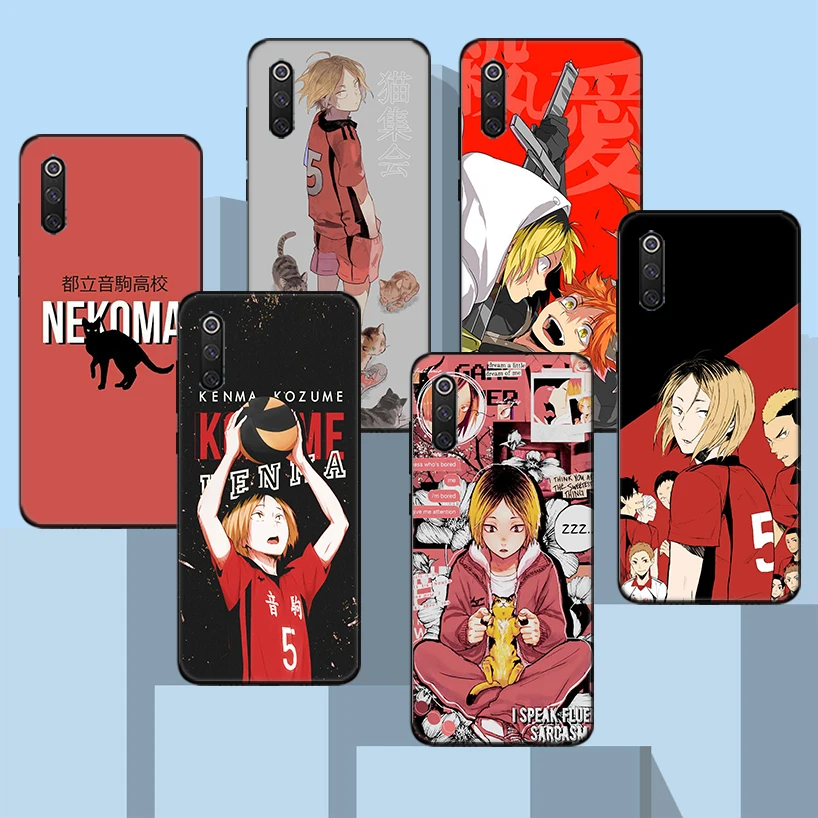 

Kozume Kenma Haikyuu Anime Black Phone Case For Xiaomi Redmi Note 10 Pro 10S 9S 8T 7 8 9 9A 9C 9T 8A 7A 6A 5 6 Cover Capa