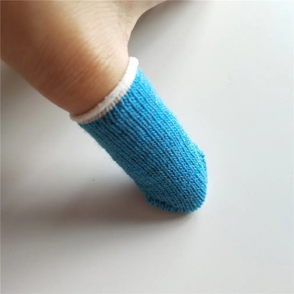 Full Touch Screen Game Fingertips Sweat-proof Anti-static Mobile Phone Tablet Finger Sleeve Gloves for gaming computer glove | Компьютеры