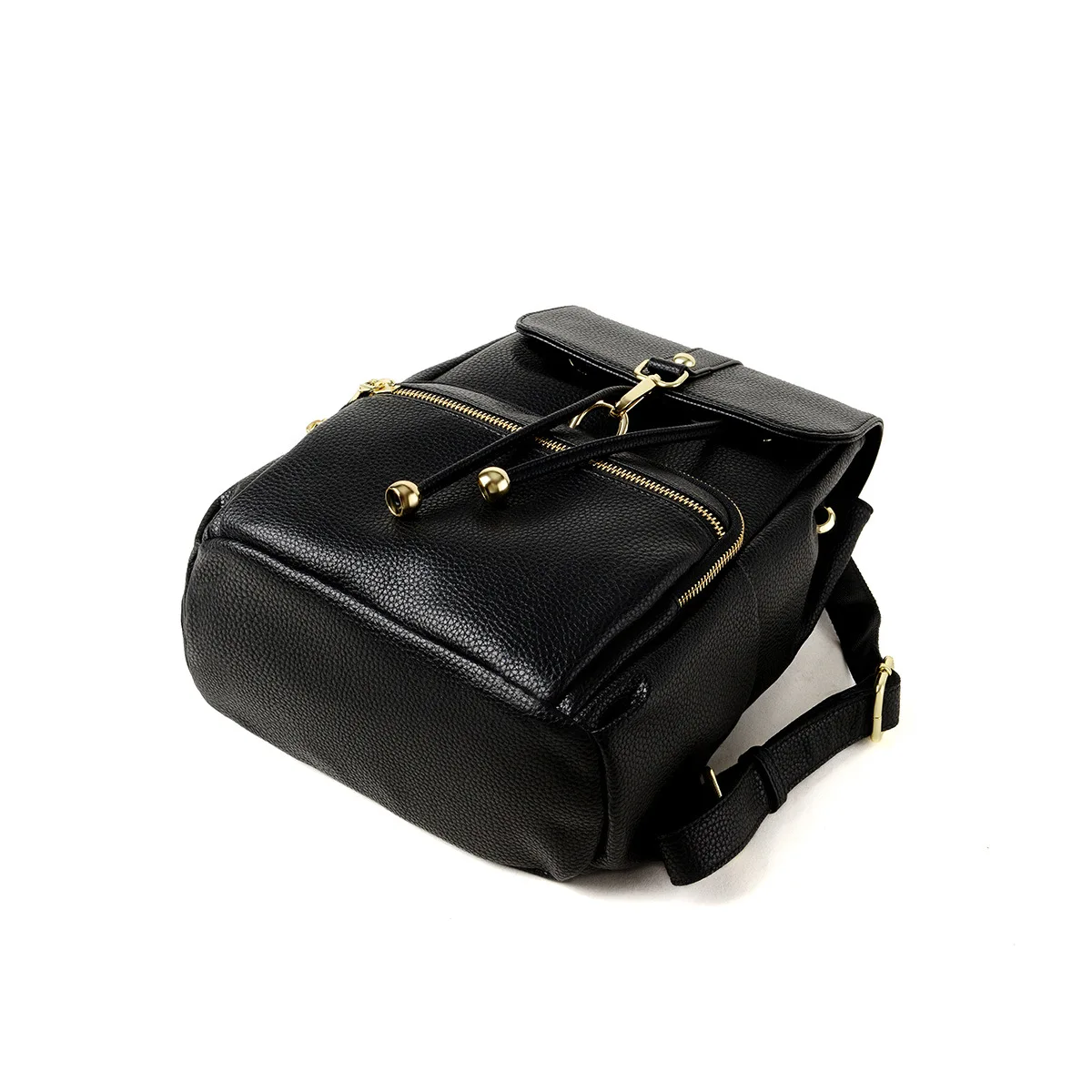 Женский ранец из натуральной воловьей кожи с простым рисунком элегантный модный