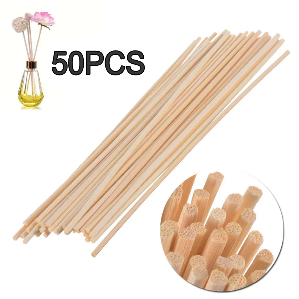 50pcs 30/40/50/100 ПК Ротанговые бердовые палочки пористый ароматизатор диффузор эфирного масла диффузор палочки из ротанга для дома, ванной комнаты аромат диффузор - Цвет: 50pcs