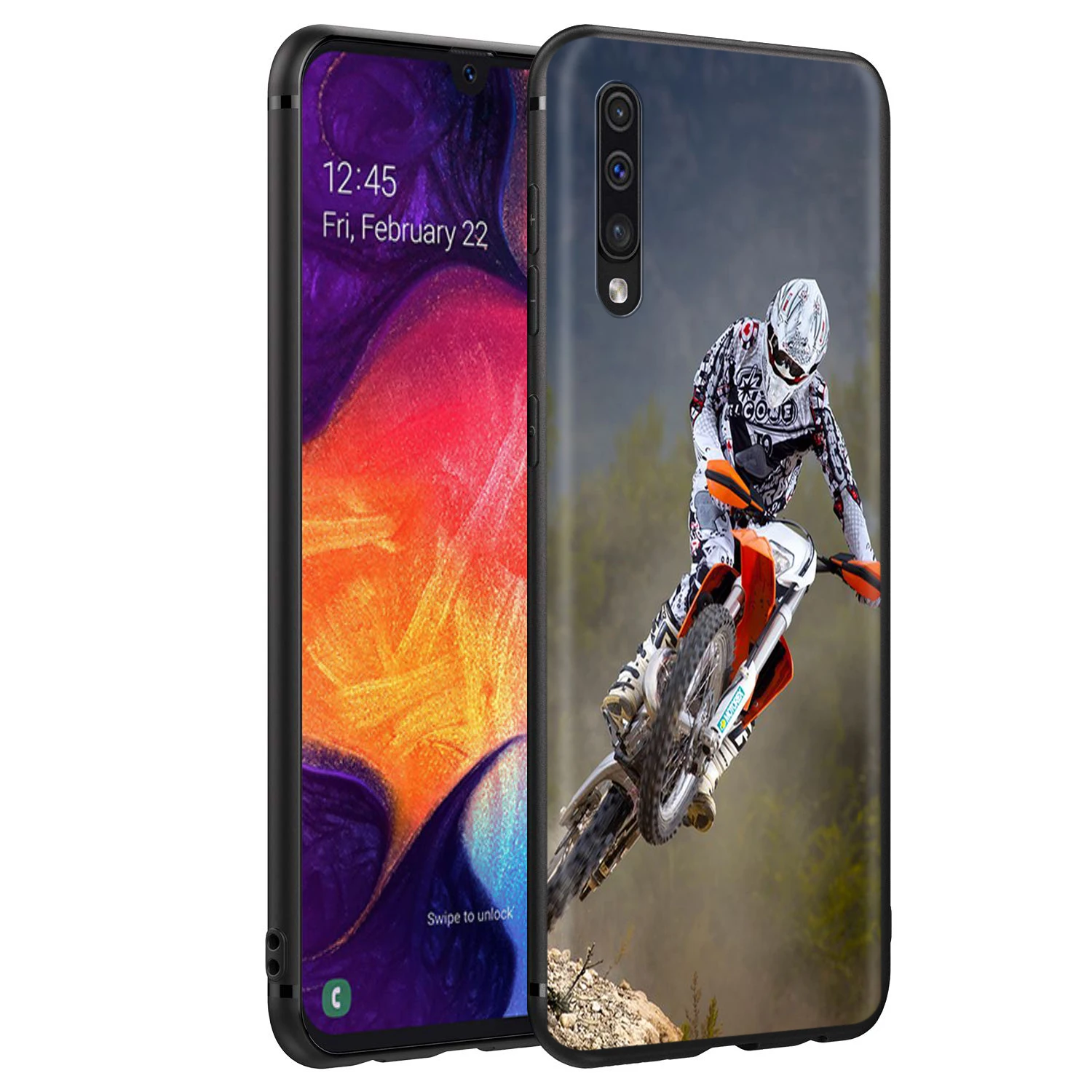 Мягкий силиконовый чехол YIMAOC для мотоциклов кроссовых Samsung Galaxy S6 S7 Edge S8 S9 Plus A3 A5 A6
