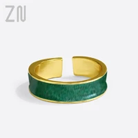 zn 2021 new korean ins style classic trendy simple epoxy rings for women fashion finger ring jewelry ladies accessories gifts
