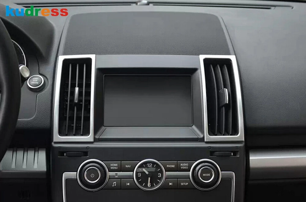 Для Land Rover Freelander 2 2011 2015 ABS Матовый Интерьер mouldinds AC Крышка вентиляционного