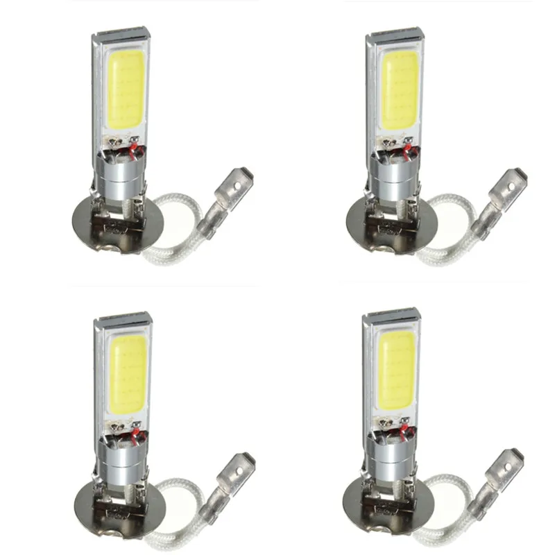 Супер яркие светодиодные автомобильные лампы H3 COB 4 шт./лот фары противотуманные