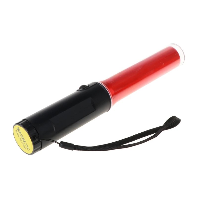 

Plastic Traffic Wand Powerful LED Flashlight Torch 3 Modes Strobe Setting