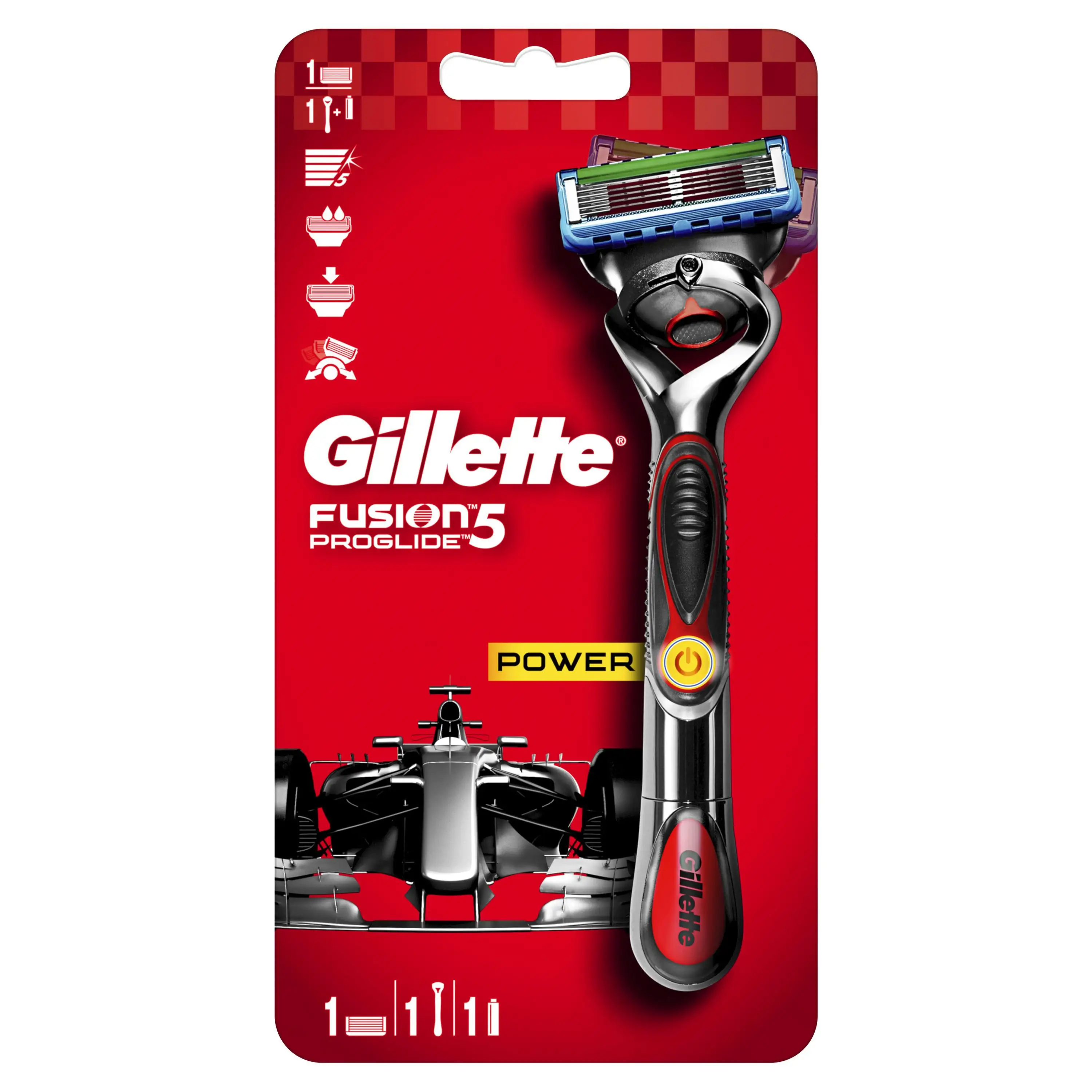 Бритва GIllette Fusion 5 Proglide Power с 1 сменной кассетой (с элементом питания) | Красота и