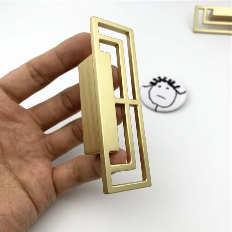 Ручка для шкафа LCH Древний китайский стиль цинковый сплав черно-золотой |