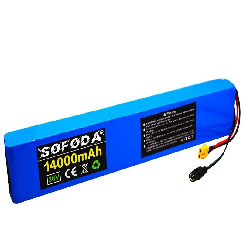 36V 10S4P 14Ah 600W High power&ampcapacity 42V18650 lithium battery pack ebike electric car bicycle motor scooter 20A BMS+charger | Спорт и