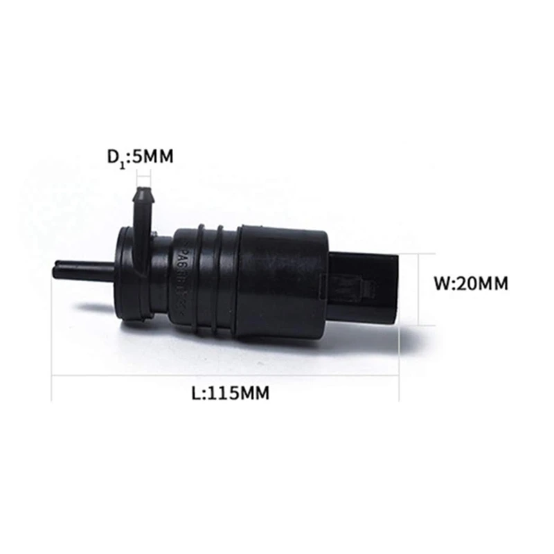 

Windshield Washer Motor Pump Washer Pump with 4M5G-9J-559NB Intake Manifold Vacuum Solenoid Valve