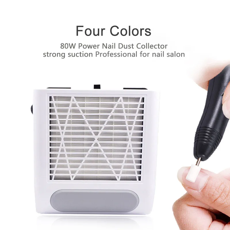 

Мощный пылесос для ногтей, пылесос для маникюрного салона, маникюрный пылесос с вентилятором, инструмент для ногтей с фильтром пылесоса