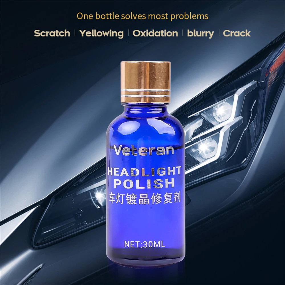 

Набор для ремонта фар, жидкость для полировки и окисления царапин, 30 мл