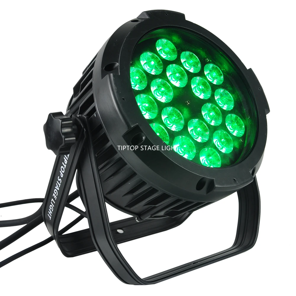 Wholesales Price 12 Pack RGBWAP Par Up Lighting 18X18W Slim LED Light DJ DMX Color Mixing 6/10CH Can Background Stage Bar | Лампы и