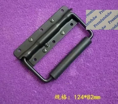 Face mount pull 2 шт./лот Черный дорожный полёт аудио чехол Встраиваемая бабочка Засов петля с защелкой угловая скобка пружинная тяга ролик комплект оборудования - Цвет: Face mount pull