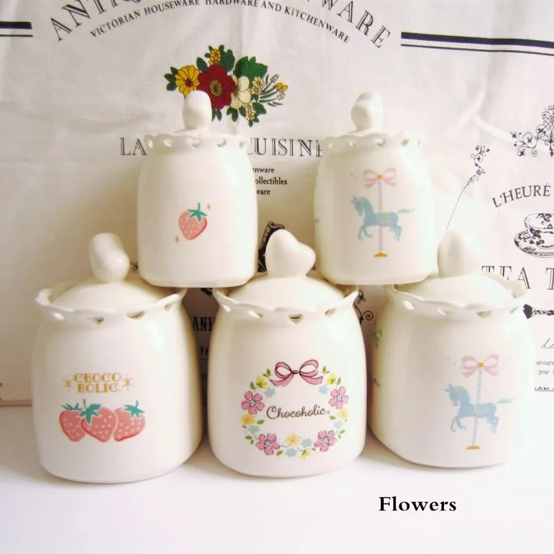 

Ceramic Decoration Storage Jar Kitchen Modern Large Spice Jars Container Storage Jars Home with Lids Rangements Jars DJ60ST