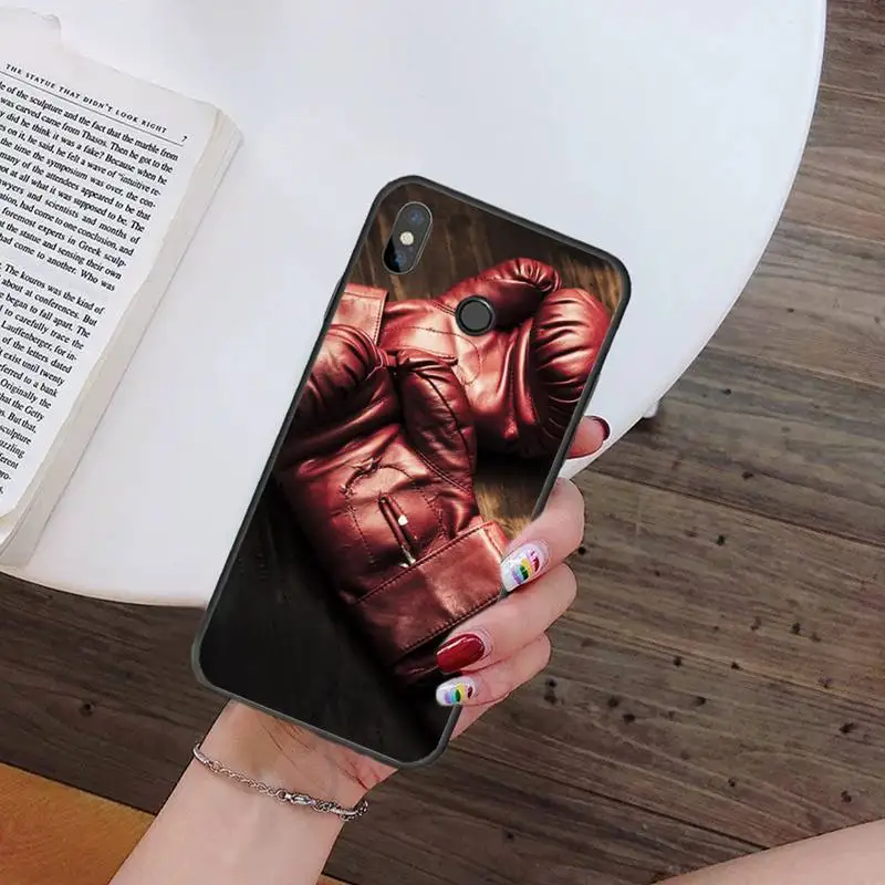

Boxing Gloves sports Phone Case For Xiaomi Redmi note 7 8 9 t k30 max3 9 s 10 pro lite