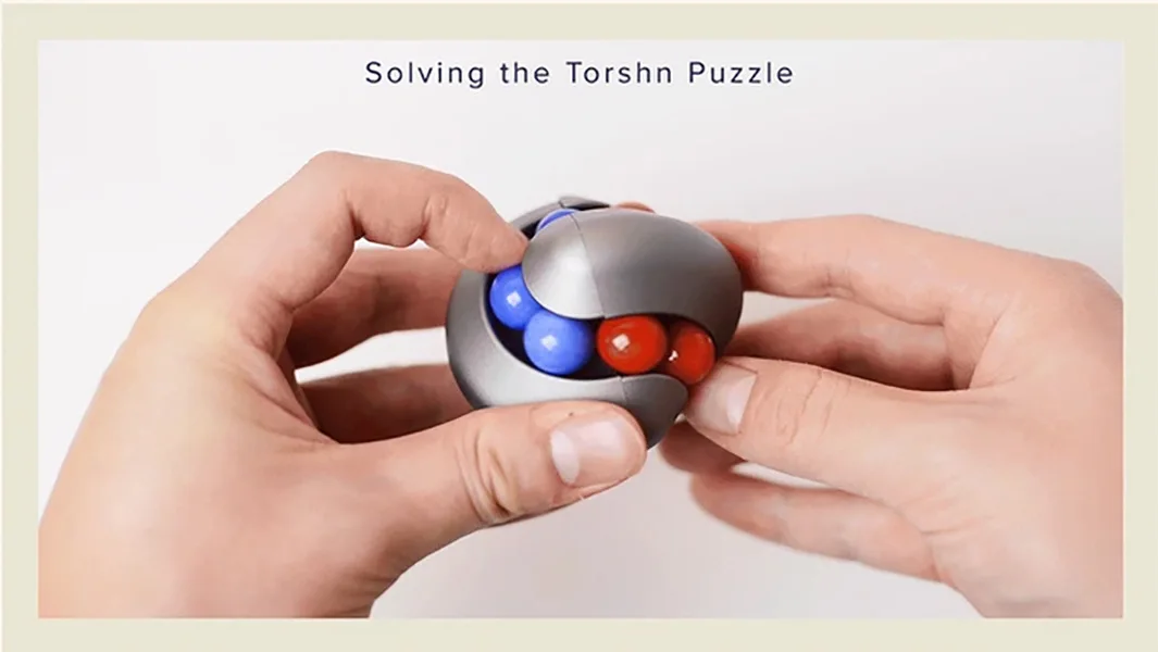 

Torshn Puzzle Fun Mind-Tickling Rotating Magic Bean Fingertip Cube Gyro Improve Brain Health Decompression Adult Childrens Toy