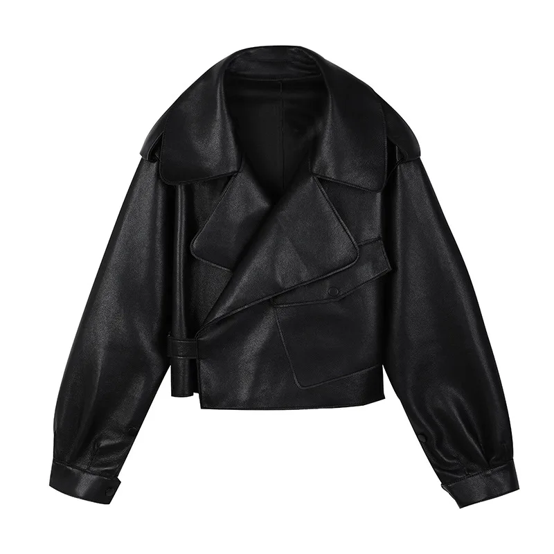 

Women Coats Winter Autumn 2021 Women's Leather Wallet Leather Jacket Women Modis Coat New Arrival Fashion Ladies Leather Coats