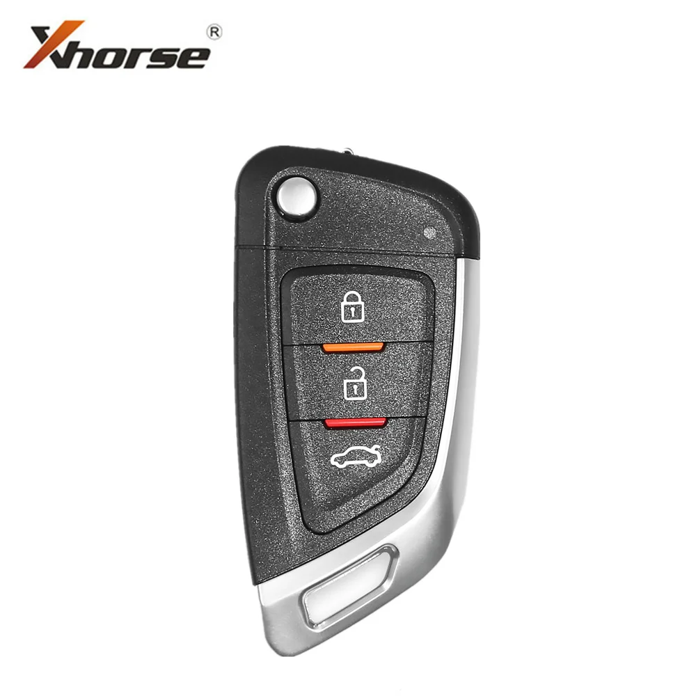 Универсальный проводной дистанционный Автомобильный ключ XHORSE XKKF02EN откидной нож