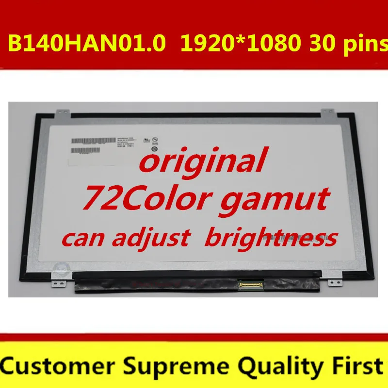 14 дюймов B140HAN01.2 LP140WF1 SPB1 B140HAN01.3 B140HAN01.0 B140HAN01.1 для thinkpad L440 T440 экран 1920*1080 ips