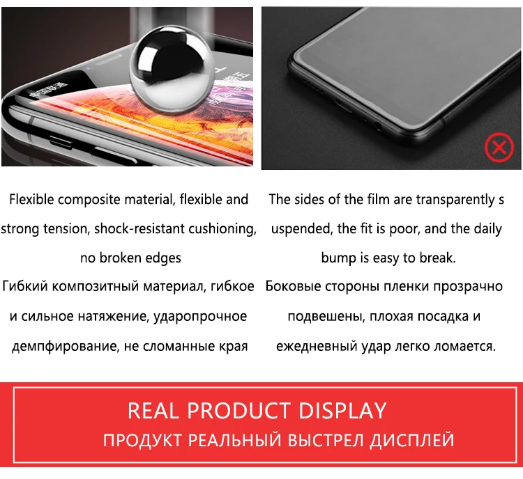 Не стеклянная пленка для iphone 11 Pro Max Гидрогелевая пленка для iphone 6 6splus 7 8Plus пленка для iphone X XR XS MAX Защитная пленка для экрана