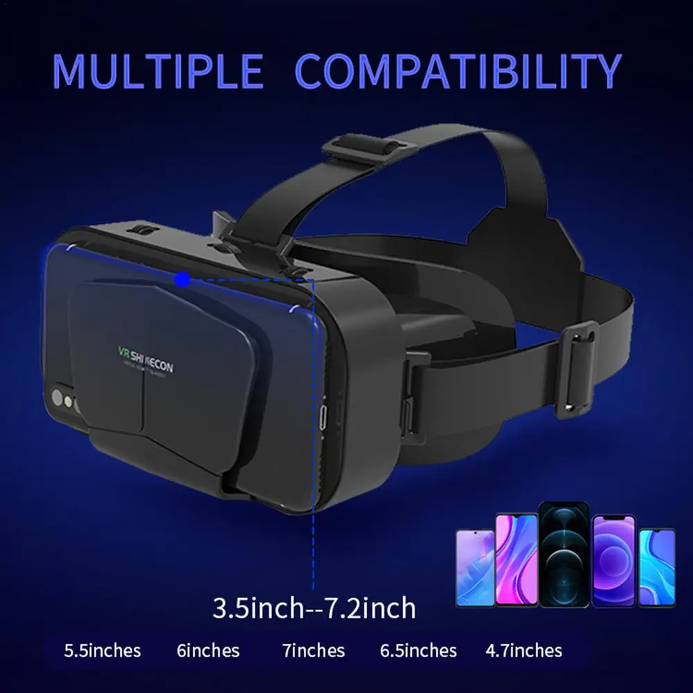 Очки виртуальной реальности 3D VR для смартфонов 4 7-7 0 дюймов/Android/WIN/IOS видеоигр |