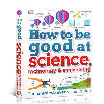 DK Stem How To Be Good At Science Colouring English Encyclopedia Picture Book for Kids