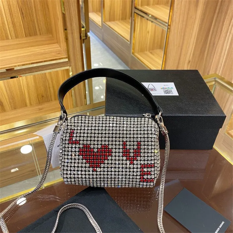 

Famous Design Popular Small Bag Women 2020 New Fashion Wild Shoulder Armpit Bags Luxury Fashion Diamond Women Purse and Handbags