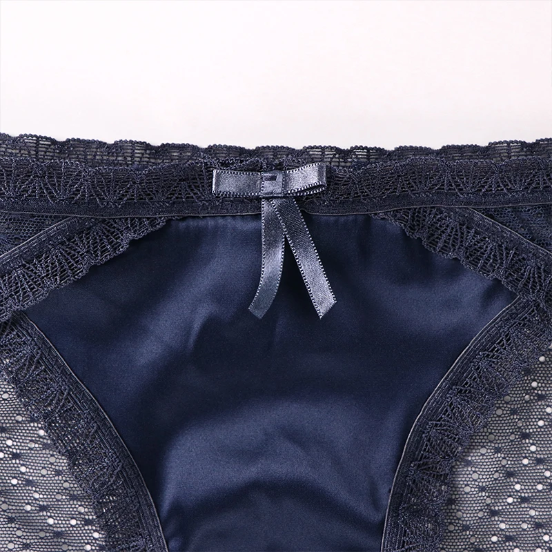 Сексуальное женское нижнее белье высококачественные трусы бесшовное атласное