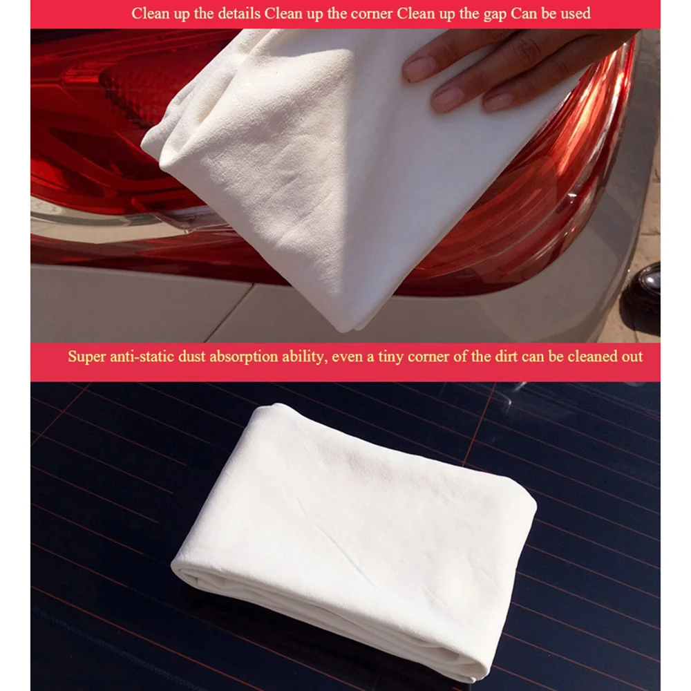 

Car Towel Cleaning Natural Chamois Leather Washing Suede Absorbent Drying Parts