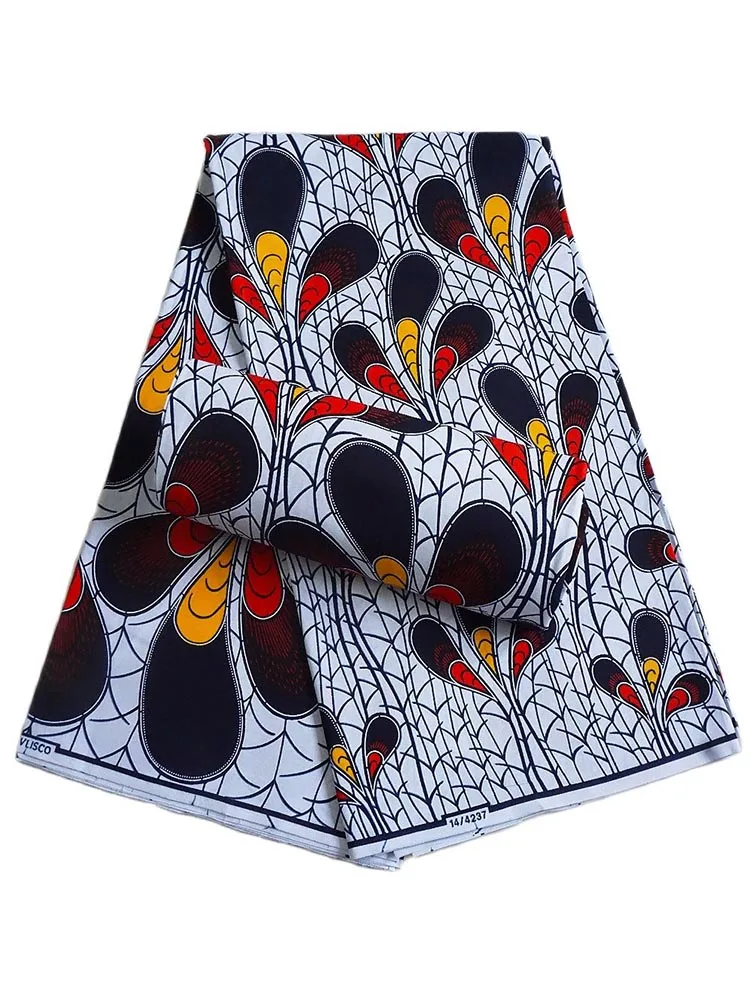 

African Wax Print fabric for dresses Ankara print Cotton 6yard Ghana Pagne Wax Africain Ankara Fabric 6yard for wedding dresses