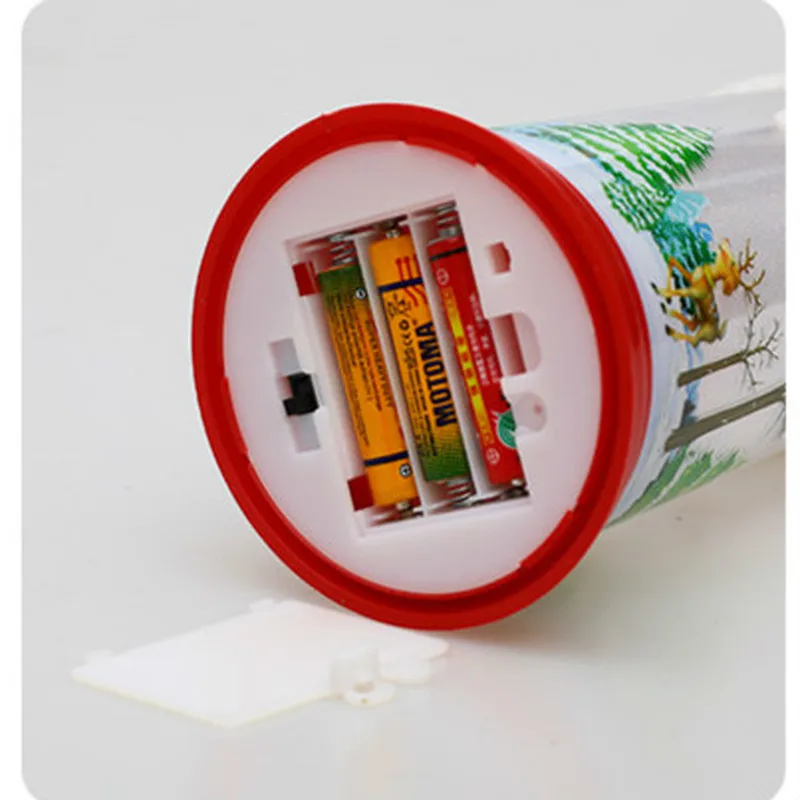 Счастливого Рождества Каплевидная форма лампы в форме свечи электронная лампа