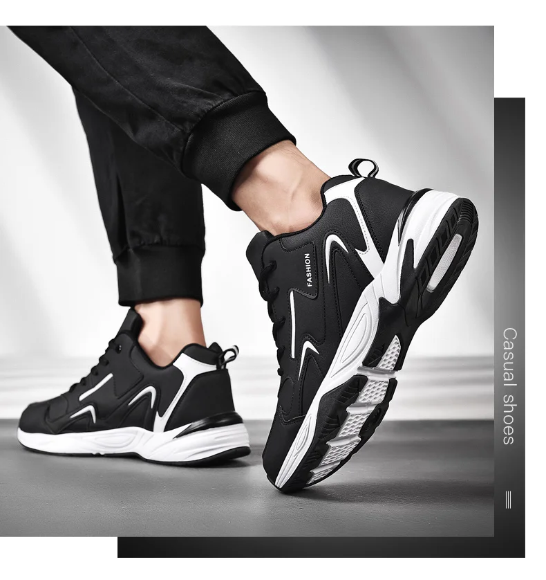 Man Sneaker Hot For Men Brand Outdoor High Top Shoes leather Warm Winter Walk Casual Shoes Male Shoes Trend Zapatos Hombre 39 48