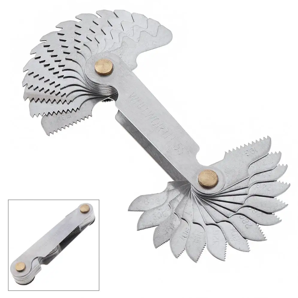 28 шт./компл. винтовой манометр SAE Whitworth с имперской спецификацией 55 градусов