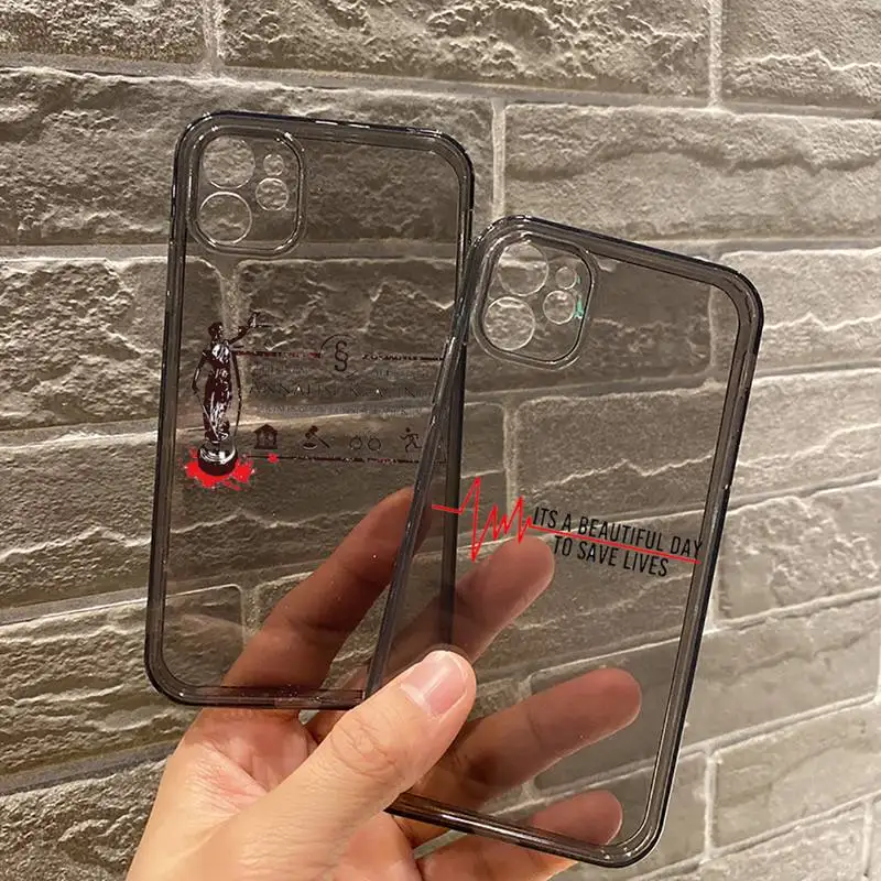 

How to Get Away with Murder Phone Case For iPhone 12 11 8 7 se 2020 mini pro X XS XR MAX Plus Black Transparent Cover