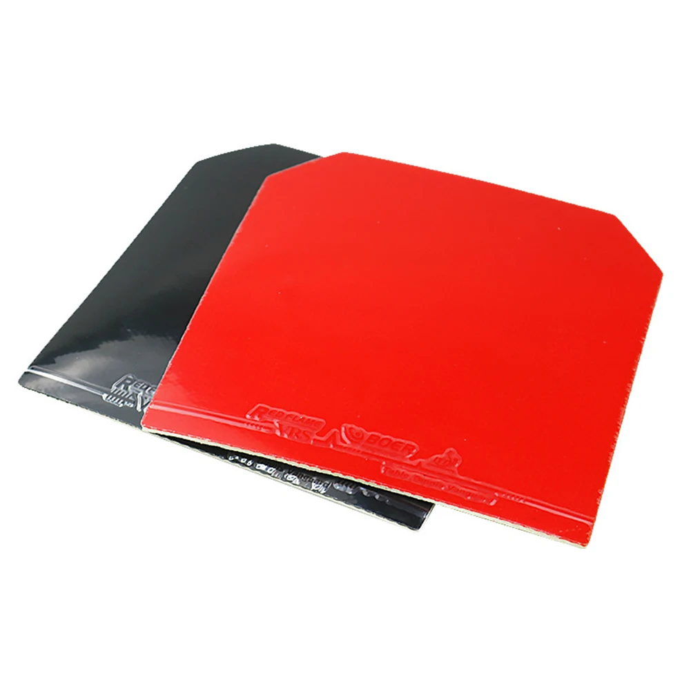 

Professional Table Tennis Rubber Sponge Cover Fit Ping Pong Paddle Racket Rubber Skin Durable Table Tennis Rubber Black/Red
