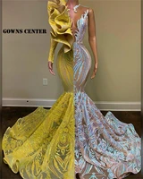 lace long prom dresses mermaid mini cocktail dress for women party colorful homecoming gowns vestidos de fiesta