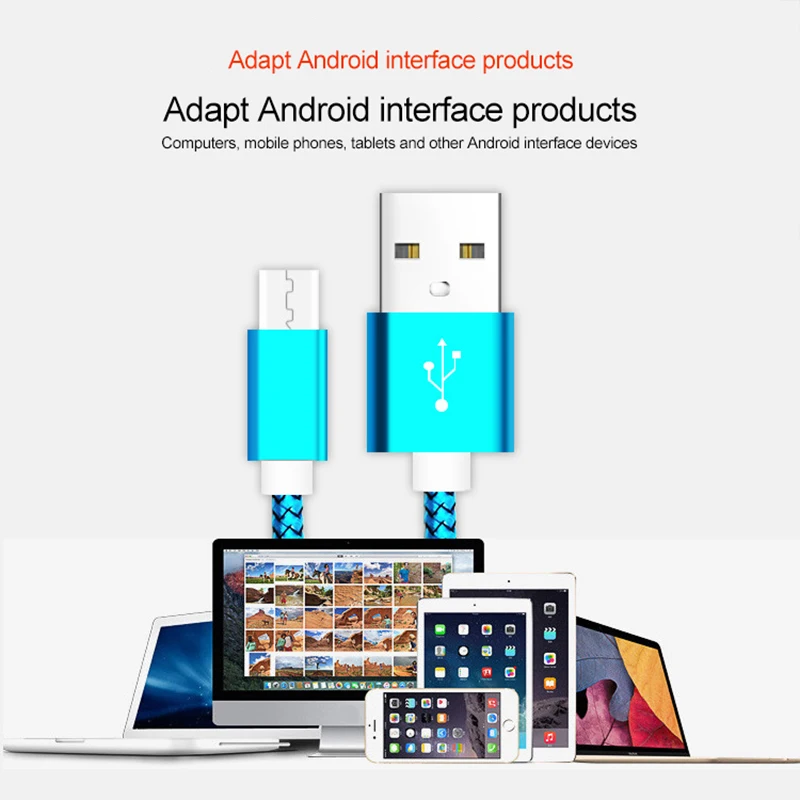 Кабель Micro USB Type-C для Huawei p20 Xiaomi Mi8 Mi9 Android длина 1 5 м 2 3 | Мобильные телефоны и