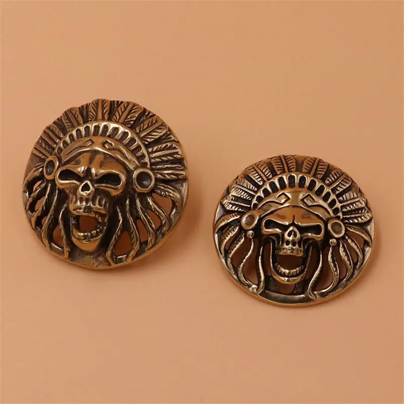 1 x латунные/медные готические шипы Conchos с заклепками кожаная сумка для ремесла