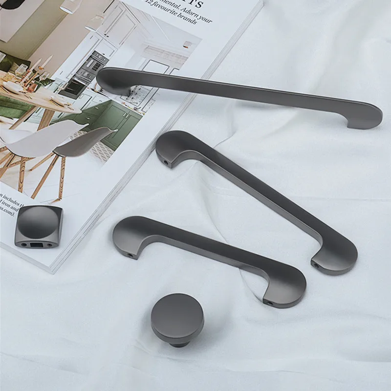 KK &amp FING европейские жемчужные серые дверные ручки для шкафов и ящиков ручка из