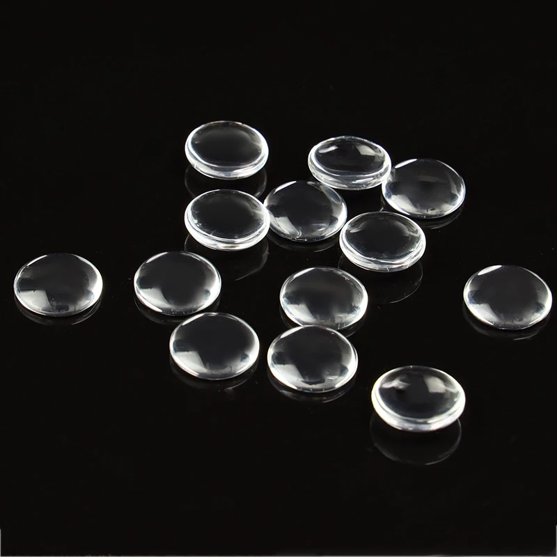 1pack Transparent Clear Crystal Cabochon Cameo Round Flat Back Glass 6-30mm DIY Jewelry Making Accessories | Украшения и