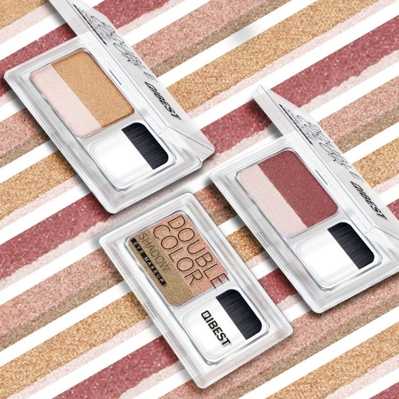 1 шт Двойная Цвет женские модные удобные туфли без застежки для век Палитра теней