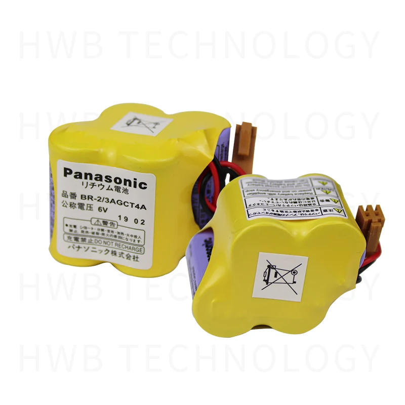 5 упаковок Горячее предложение Новый BR-2/3AGCT4A 6В батарея PLC литий-ионные