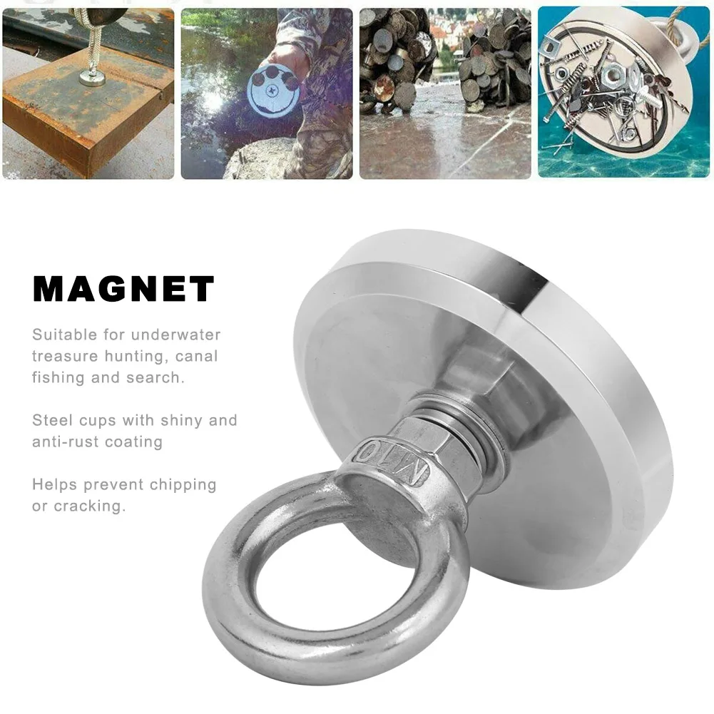 Магнитный рыболовный крючок D67 113 фунта/кг подъемный магнит встроенная