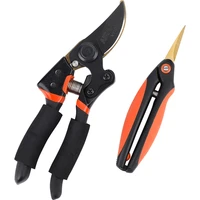 airaj 8 professional premium titanium bypass pruning shears and micro tip pruning snip v11d906 hand pruners garden clippers