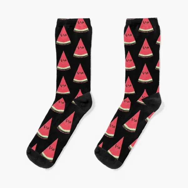 

Watermelon Sugar Crew Socks Ankle Women Mens Best Black Knee High