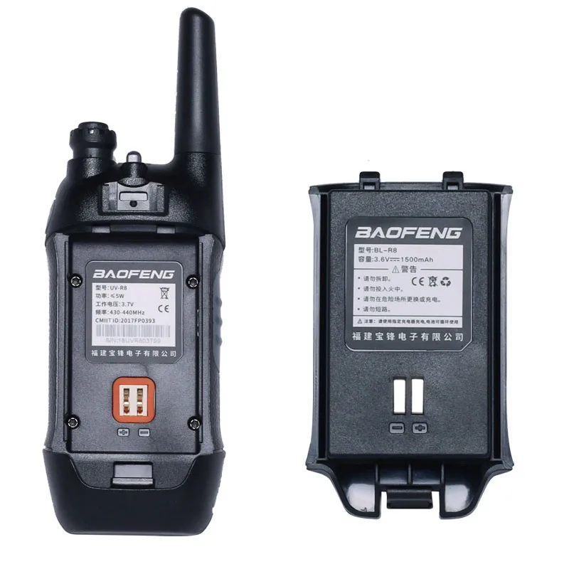 Baofeng BF-U9/R8 5W UHF 400-470MHz FM Ham Walkie Talkie USB Flashlight HF CB Ransceiver Portable screen display Two Way Radio