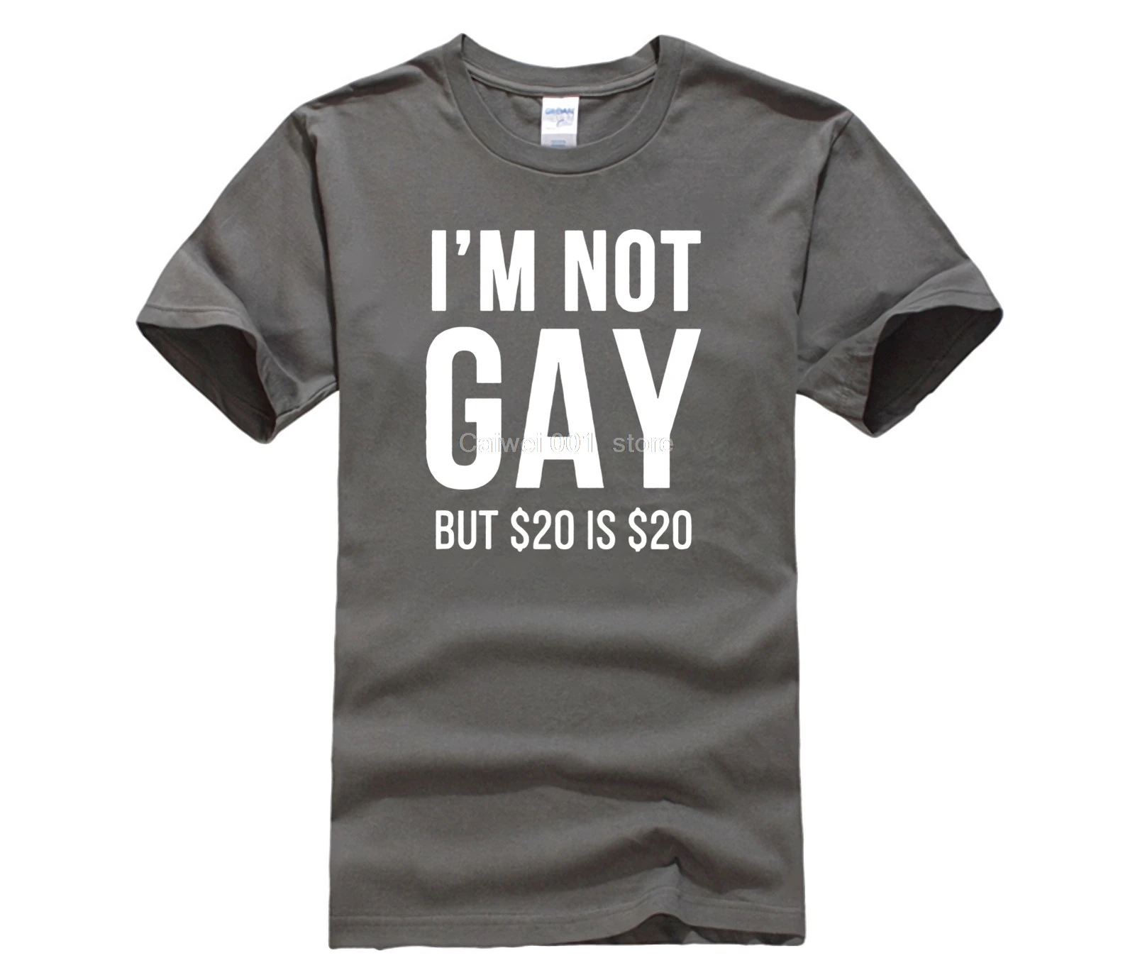 Футболка мужская с короткими рукавами I m Not простая Мягкая дышащая черная